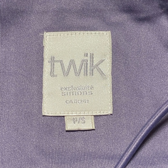 Twik Purple Dress with Strapped Halter Neck size S - Picture 5 of 5